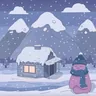 Snowbound cover art by Purrple Cat